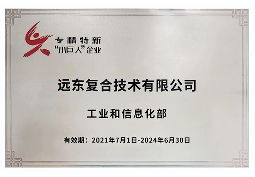 U乐国际复合技术专精特新小巨人企业